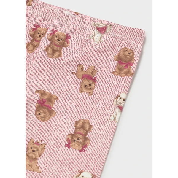 MAYORAL LEGGINGS SET WITH RIBBON SOFT PINK