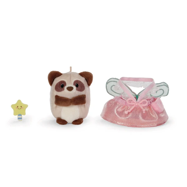 MY MOCHI PLUSH 8 cm IN GIFT BOX - RACCOON RAKUMA FAIRY COSTUME