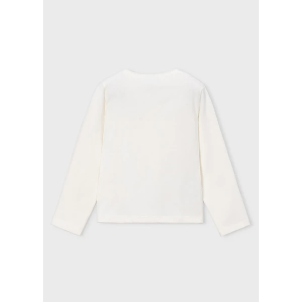 MAYORAL BLOUSE LONG SLEEVES FORMAL  BRIGHT BEIGE