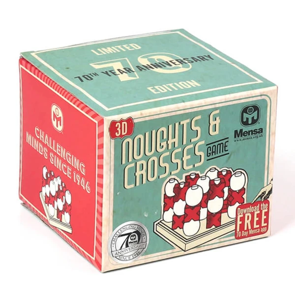 MENSA LOGIC GAME 3D NOUGHTS & CROSSES