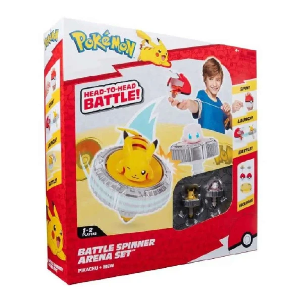 POKEMON BATTLE SPINNER ΜΕ ΦΙΓΟΥΡΑ ΚΑΙ ΑΡΕΝΑ