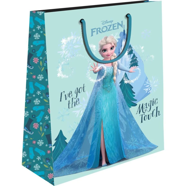 PAPER GIFT BAG 26X32X12 cm FROZEN - 2 DESIGNS