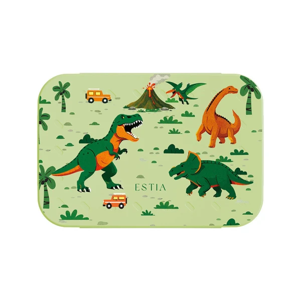 LUNCH BOX SAVE THE AEGEAN 900ml 2 REMOVABLE COMPARTMENTS DINO EXPLORER