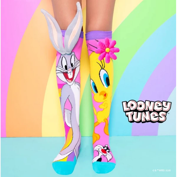 MADMIA KIDS & ADULTS SOCKS TWEETY & BUGS BUNNY