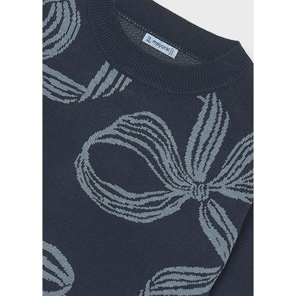 MAYORAL JERSEY BOWS BLUE DARK