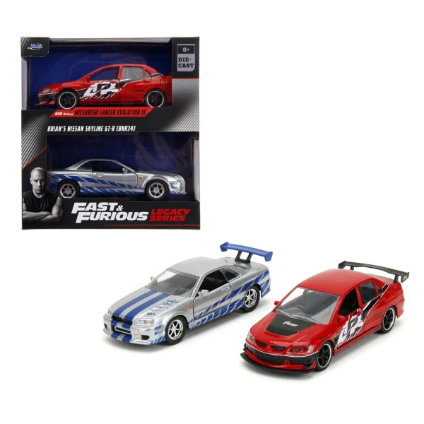 FAST & FURIOUS ΑΥΤΟΚΙΝΗΤΑ 1:32 LEGACY SERIES TWIN PACK W4