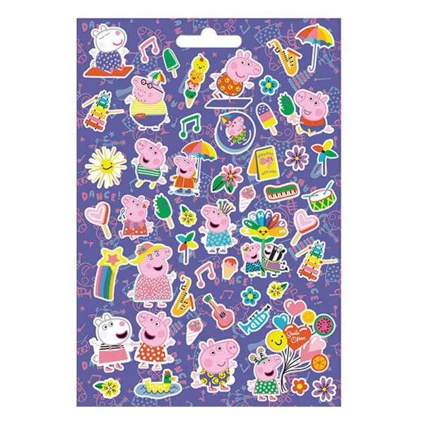 BLOCK WITH STICKERS 300 pcs 14.5X21.5 cm PEPPA PIG