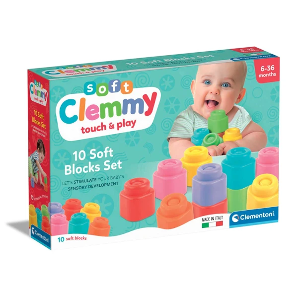 SOFT CLEMMY TOUCH & PLAY ΜΑΛΑΚΑ PREMIUM ΤΟΥΒΛΑΚΙΑ 10 τεμ. ΓΙΑ 6-36 ΜΗΝΩΝ