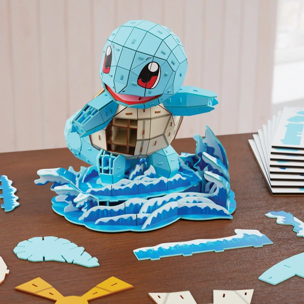 4D PUZZLE POKEMON 180 pcs SQUIRTLE