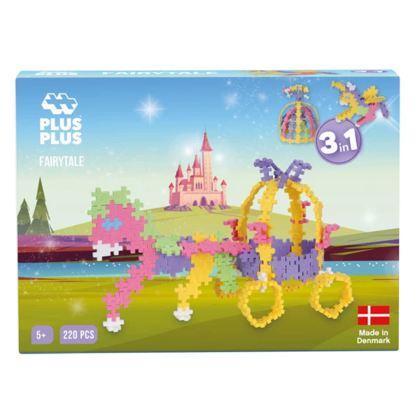 PLUS-PLUS LEARN TO BUILD - FAIRY & CARRIEGE