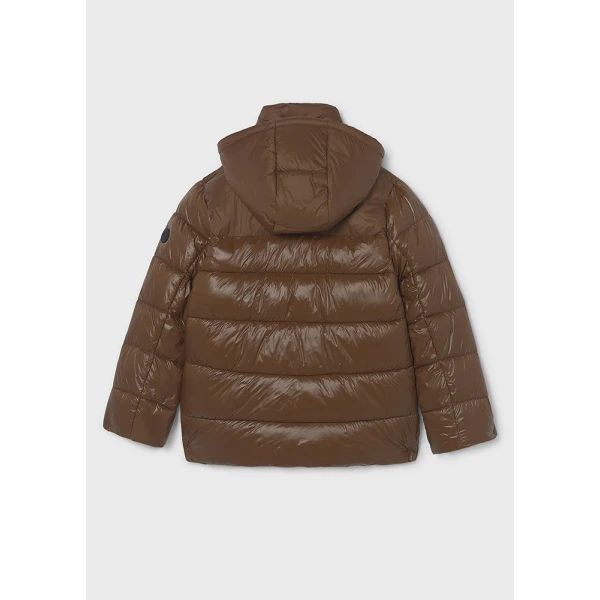 MAYORAL SHINY MATTE JACKET CHOCOLATE