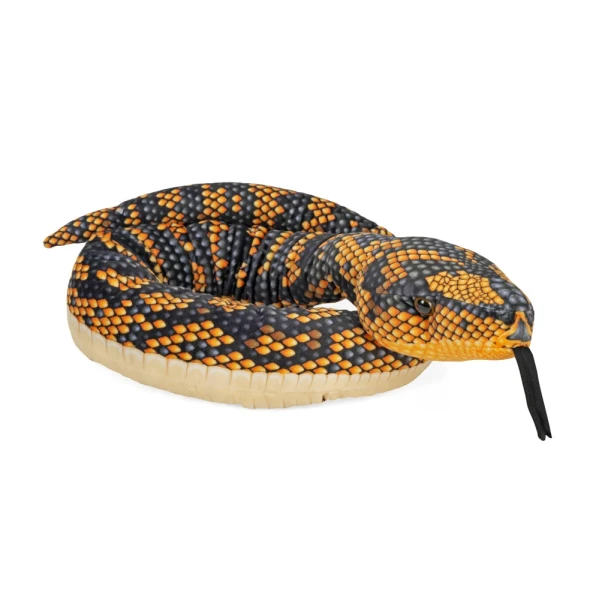 WILD REPUBLIC STUFFED ANIMAL JUNGLE CARPET PYTHON SNAKE 137 cm