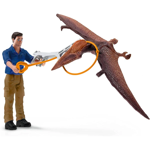 ΜΙΝΙΑΤΟΥΡΕΣ SCHLEICH ΚΥΝΗΓΙ ΔΕΙΝΟΣΑΥΡΩΝ ΜΕ JETPACK