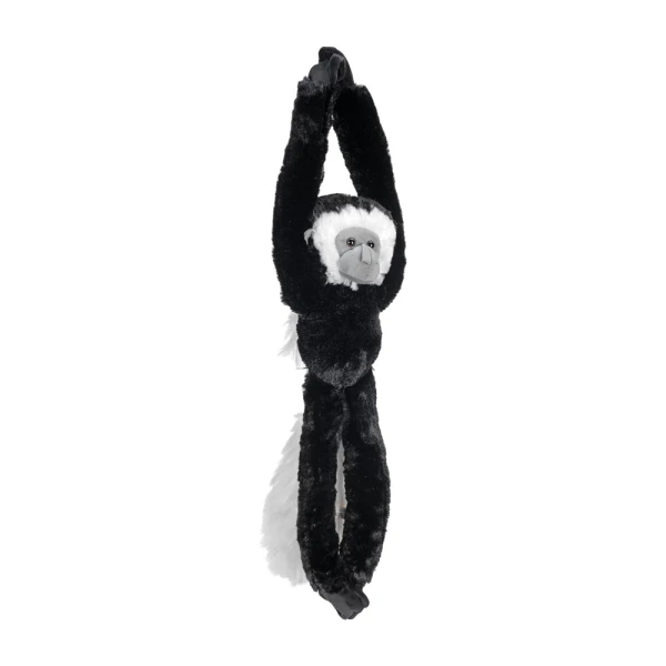 WILD REPUBLIC STUFFED ANIMAL HANGING COLOBUS MONKEY 50 cm