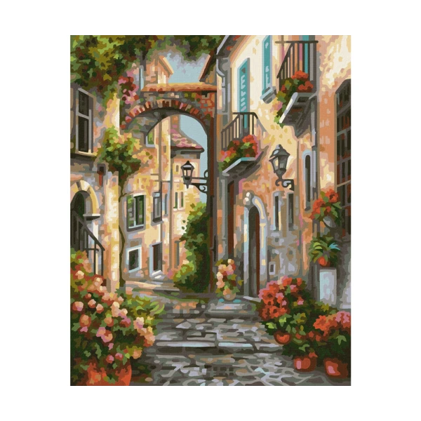 SCHIPPER MNZ PAINTING BY NUMBERS PAINTING BOARD - DREAMY ALLEYWAY