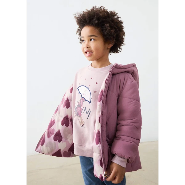 MAYORAL JACKET REVERSIBLE VIOLET