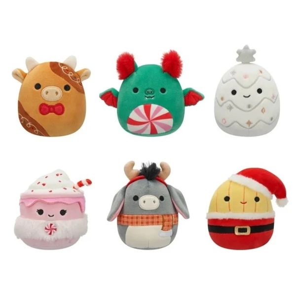 SQUISHMALLOWS-XMAS - BLIND CAPSULE WITH PLUSH 10 cm. W1 - 1 pcs.