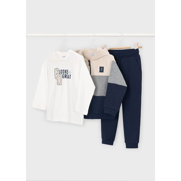 MAYORAL TRACKSUIT JACKET BLOUSE BLUE