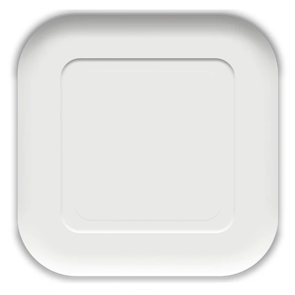 PAPER PLATES SQUARE RECYCLABLE WHITE 23X23 cm DECORATA 10 Pcs