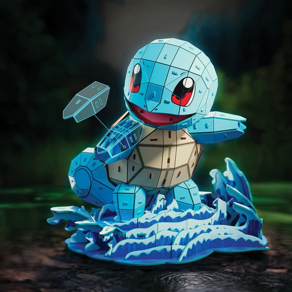 4D PUZZLE POKEMON 180 pcs SQUIRTLE