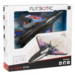 SILVERLIT FLYBOTIC X-TWIN EVO RADIO CONTROL AIRPLANE FOR AGES 8+ 