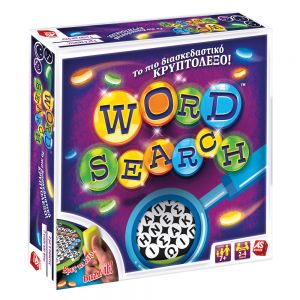 AS GAMES BOARD GAME WORDSEARCH FOR AGES 7+ AND 2-4 PLAYERS
