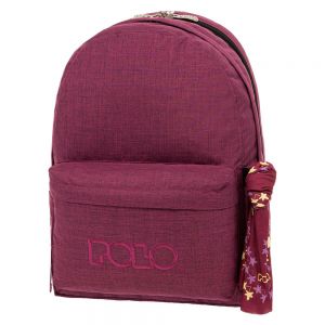 POLO BACKPACK ORIGINAL DOUBLE SCARF (P.R.C.) 2022 EGGPLANT