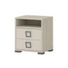 KIKI KIDS FURNITURE CABINET WITH SHELF 1 & 2 COLOR linden DRAWERS / WHITE SAND OF NS2