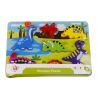 WOODEN PUZZLE WEDGES DINOSAURS