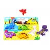 WOODEN PUZZLE WEDGES DINOSAURS