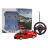 REMOTE CONTROL CAR 1:18 WITH LIGHTS AND OPENING DOORS - RED