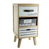 HONEY BROWN WOODEN DRAWER CABINET 30X30X61 cm WITH 3 DRAWERS