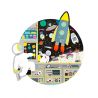 FLOSS & ROCK PUZZLE SPACE 100 pcs 3 IN 1