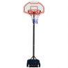 BASKETBALL STAND WITH BACKBOARD 71X45 cm & BASE WITH HEIGHT UNTIL 210 cm