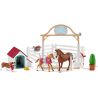 MINIATURES SCHLEICH PLAYSET HANNAH\'S HORSES AND DOG