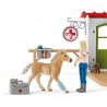 MINIATURES SCHLEICH PLAYSET VETRINARIAN PRACTICE WITH PETS