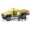 MINIATURES SCHLEICH PLAYSET VETRINARIAN VEHICLE WITH PETS