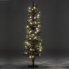 XMAS TREE PRE-LIT PENCIL PINE D40Χ120 cm WITH 100 WHITE LED LIGHTS 386TIPS