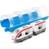 BRIO WORLD WOODEN TOY TRAVEL TRAIN WITH TUNNEL