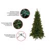 CHRISTMAS TREE PINE PACIFIC PVC WITH PINEAPPLES 210 cm