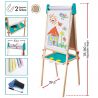 AS MAGNET BOX WOODEN MAGNETIC FLOOR BOARD MEGA EASEL DELUXE 4 IN 1 FOR AGES 3+