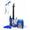 GUITAR WITH AMPLIFIER AND MICROPHONE BLUE