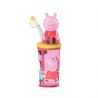 RELKON PEPPA PIG DRINK & GO PLASTIC CUP WITH 10g CANDIES - YELLOW