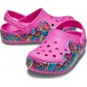 CROCS FL MULTI-BUTTERFLY BAND LIGHTS CLOG ELECTRIC PINK