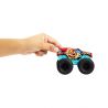 HOT WHEELS VEHICLE MONSTER TRUCKS 1:43 WITH SOUNDS AND LIGHTS ROARIN\' WRECKERS RED-BLUE