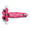 MICRO 3-WHEELS MINI MICRO DELUXE MAGIC LED SCOOTER PINK