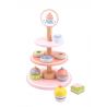 WOODEN STAND WITH SWEETS