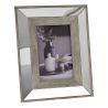 PLASTIC PHOTO FRAME WITH MIRROR 22x27 cm FOR PHOTO 13x18 cm