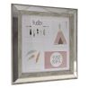 PLASTIC PHOTO MULTIFRAME WITH MIRROR 39x39 cm FOR PHOTO 10x15 cm