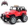 REMOTE CONTROL JEEP 1:18 WITH LIGHTS, USB - RED